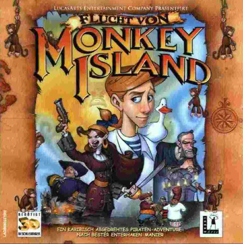 flucht von monkey islands front